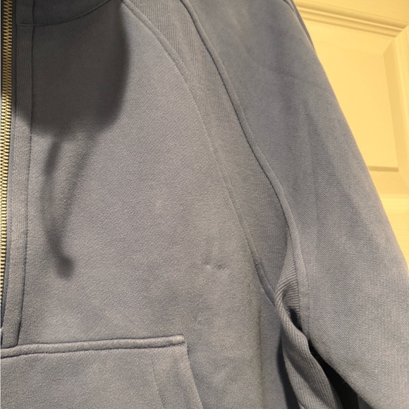 Auth.✅ RARE Lululemon 1/4 Zip Scuba in “Water Drop” Size XXL 💜💙 - Picture 6 of 14
